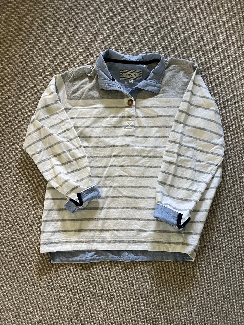 Orvis women’s pullover sweatshirt size L